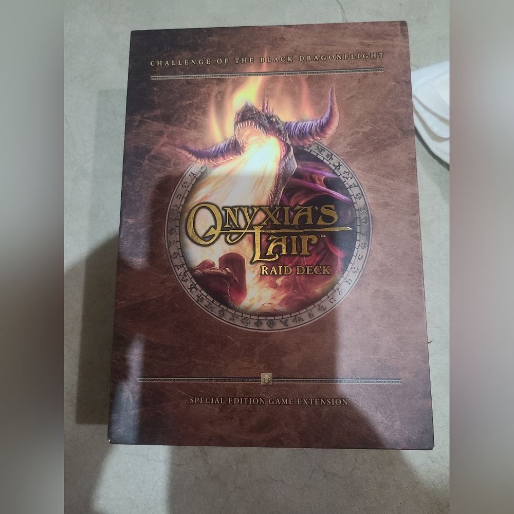 World Of Warcraft Onyxia's Lair Raid Deck- Missing 2 Cards read description